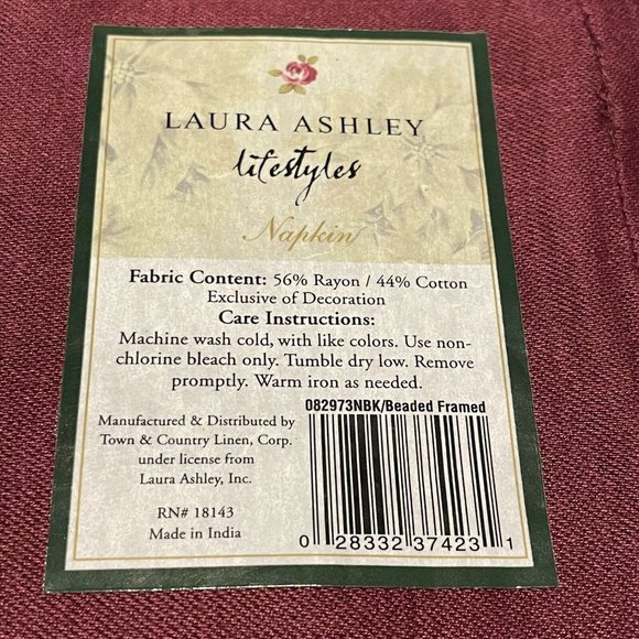 Laura Ashley Dining 6 New Laura Ashley Beaded Christmas Dinner